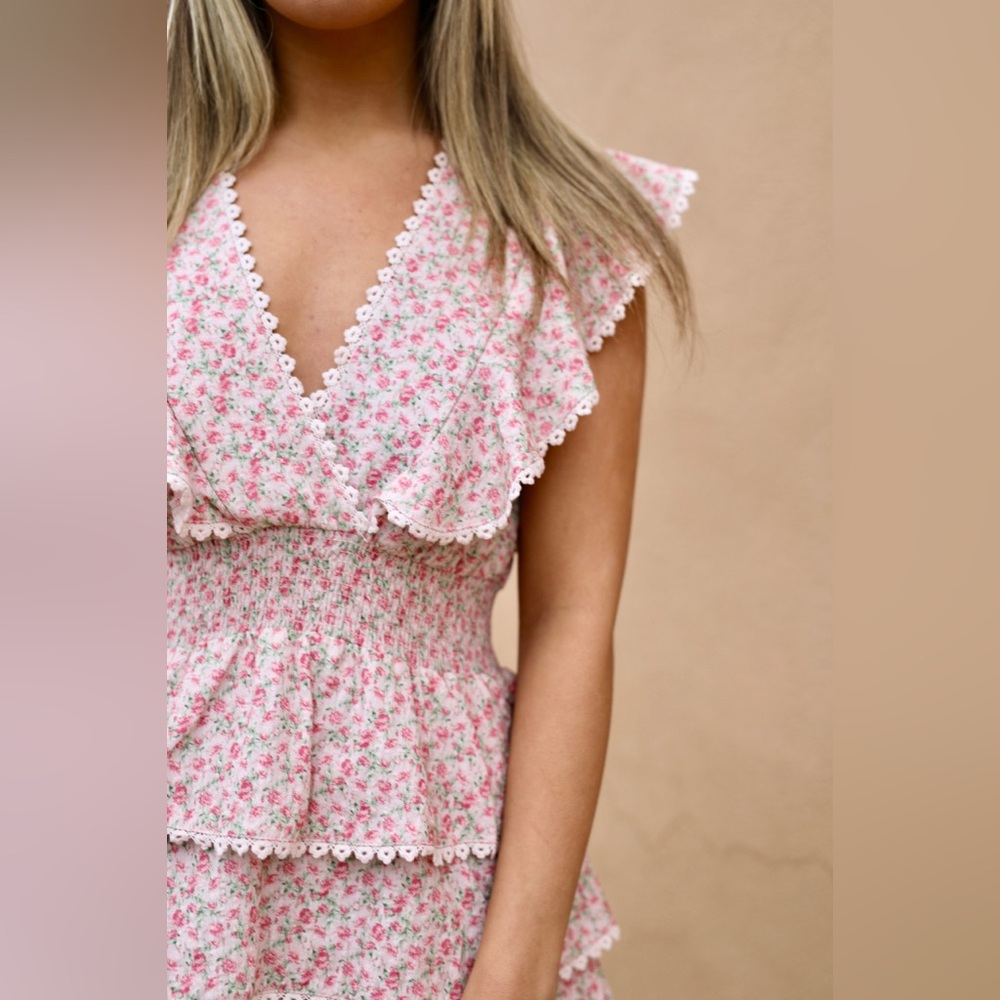 Show Me Your MuMu Sweet Ruffle Mini Dress - M - Picture 3 of 3